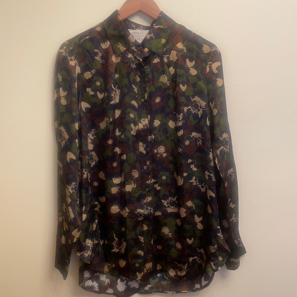 Nicole Miller Atelier Silk Buttondown